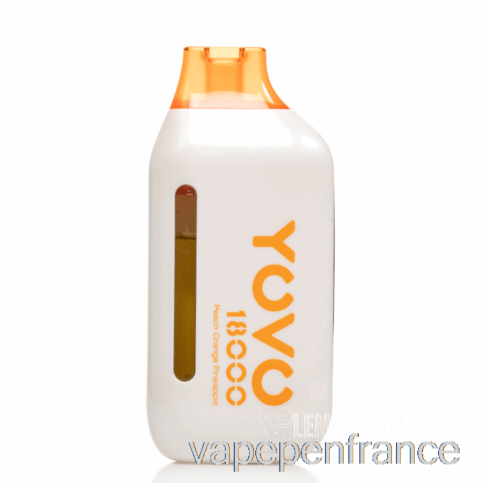 Stylo Vape Jetable Yovo Ultra 18000 Pêche Orange Ananas